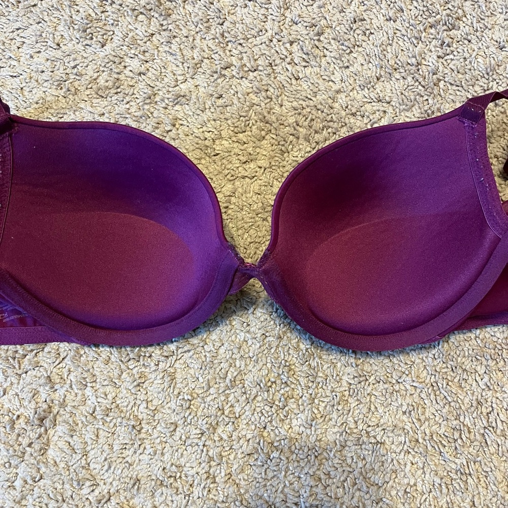 Purple Lace Bra - Picture 2 of 4